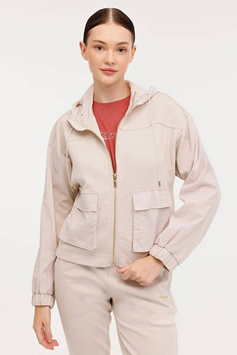 Lumberjack Kadın Sweatshirt 18MABEL 18ES120 BEJ