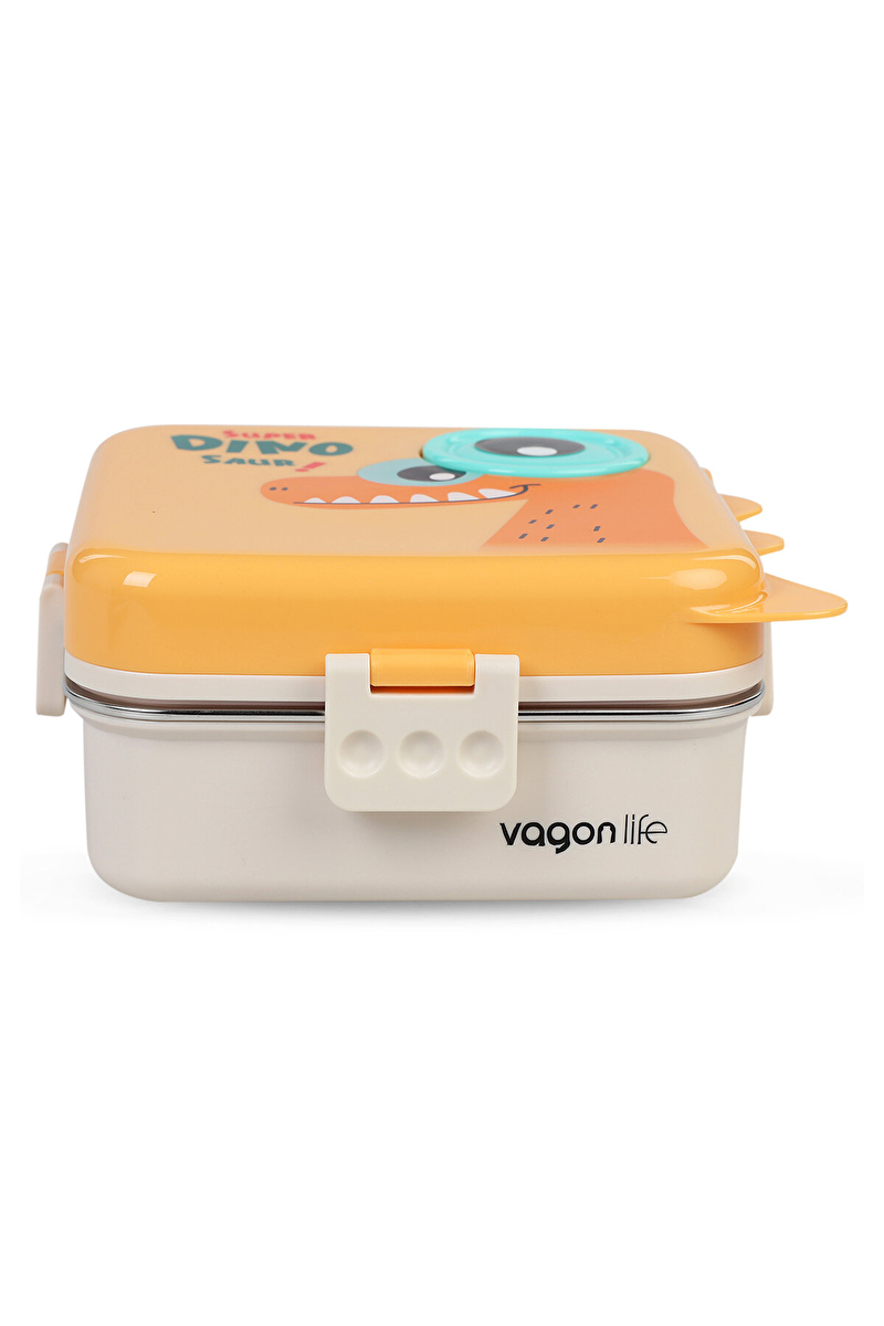 Vagonlife Paslanmaz Çelik Beslenme Kutusu 1120 ml Sarı