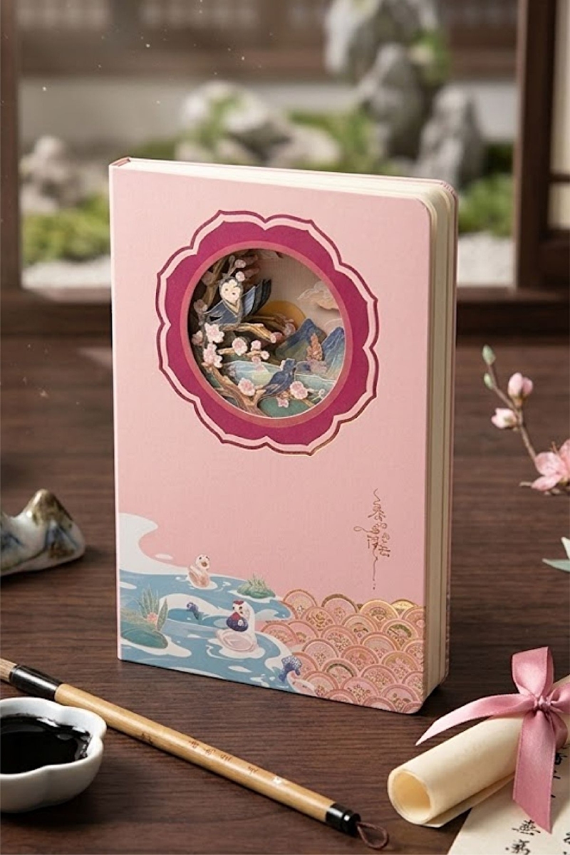 Vagonlife 3D Kuş Temalı Defter