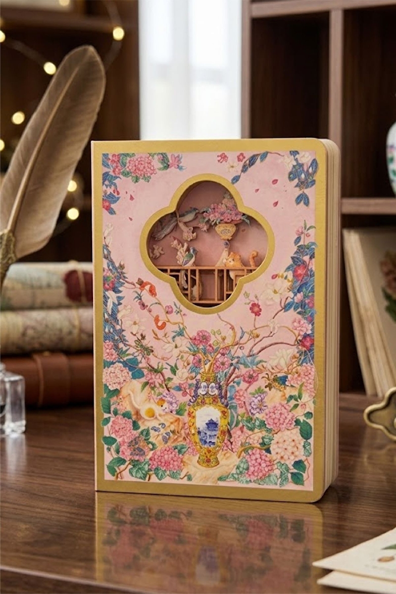 Vagonlife 3D Çiçek Bahçesi Temalı Defter