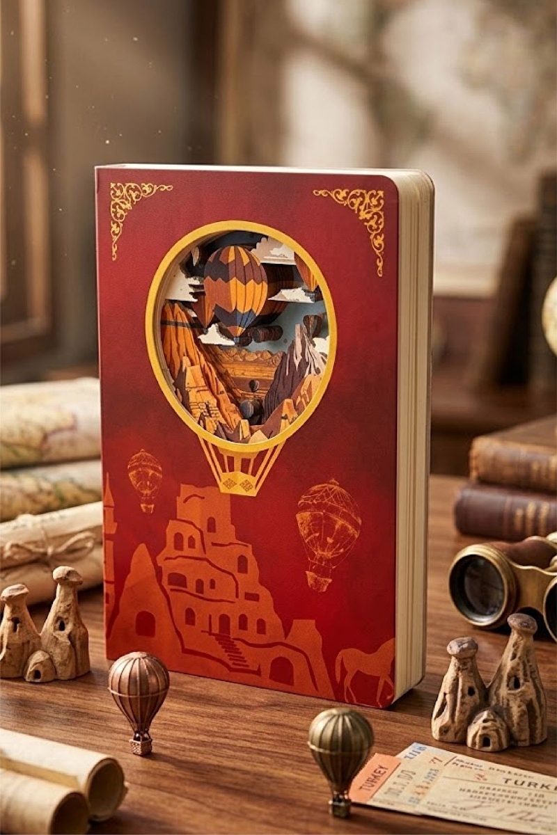 Vagonlife 3D Kapadokya Temalı Defter