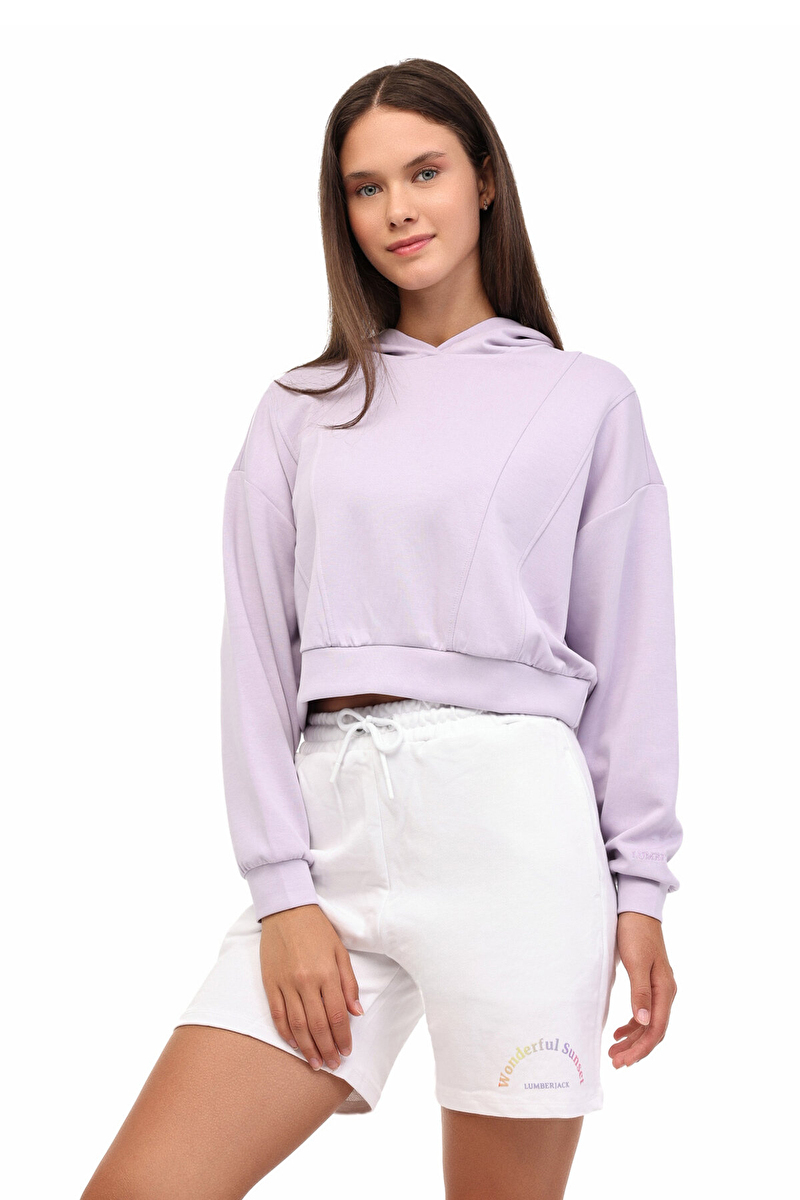 Lumberjack Kadın Sweatshirt BERIN YOG1 MS459 LILA