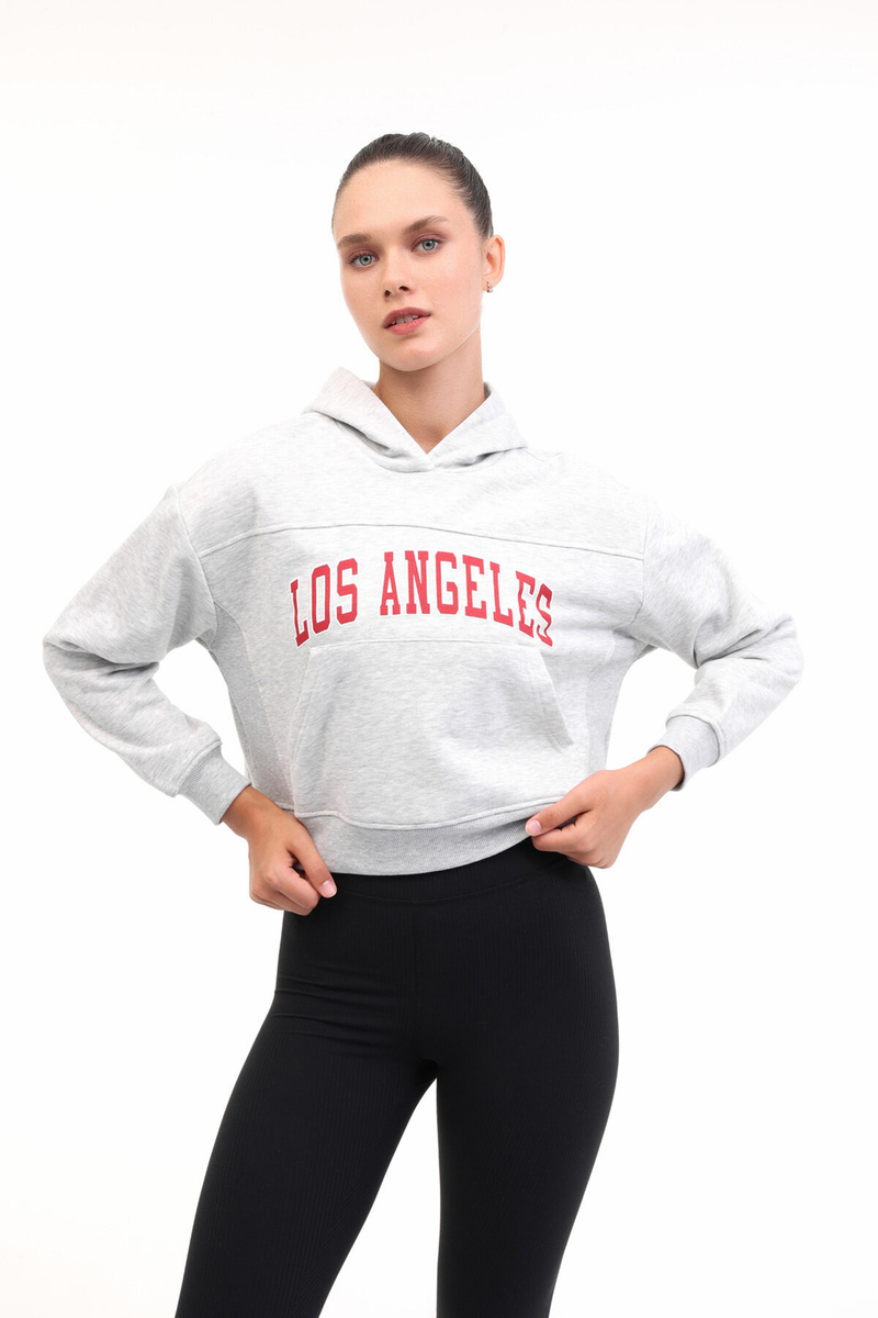 Lumberjack Kadın Sweatshirt 17JAAM BTS802 GRI MEL