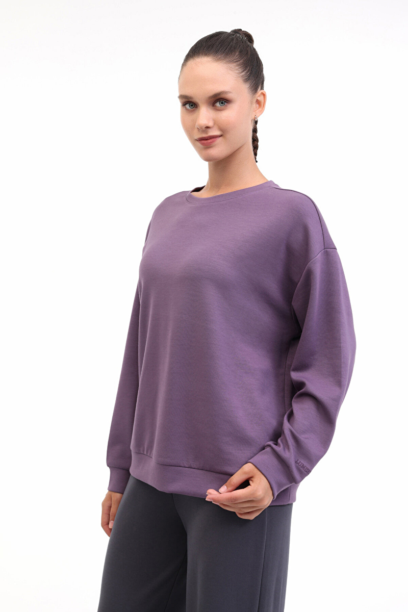 Lumberjack Kadın Sweatshirt 16ALICE-C CK97 MOR