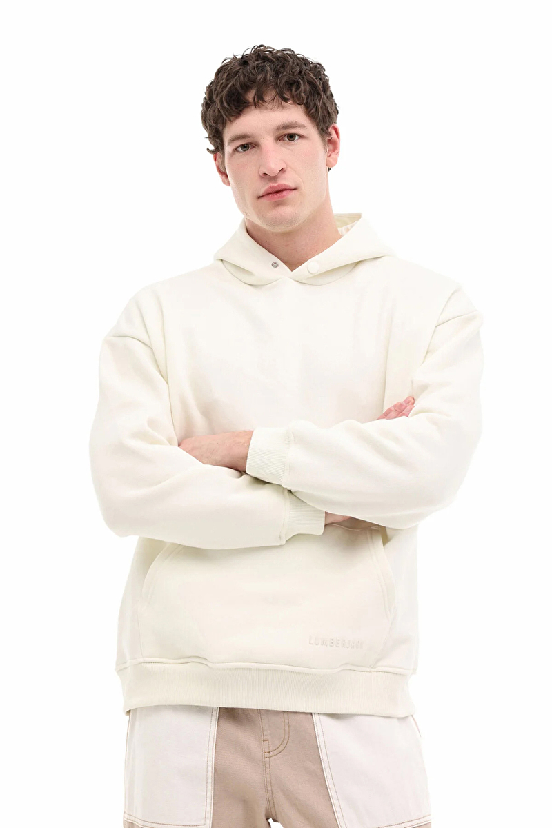 Lumberjack Erkek Sweatshirt ROS 17HS109 EKRU