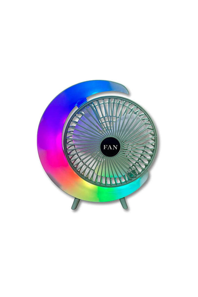 Wexta Taşınabilir Masaüstü Usb Fan Yeşil S24