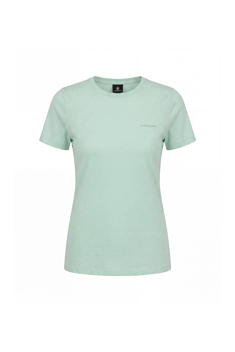 Lumberjack Kadın Tişört C NECK 11CT122 YESIL