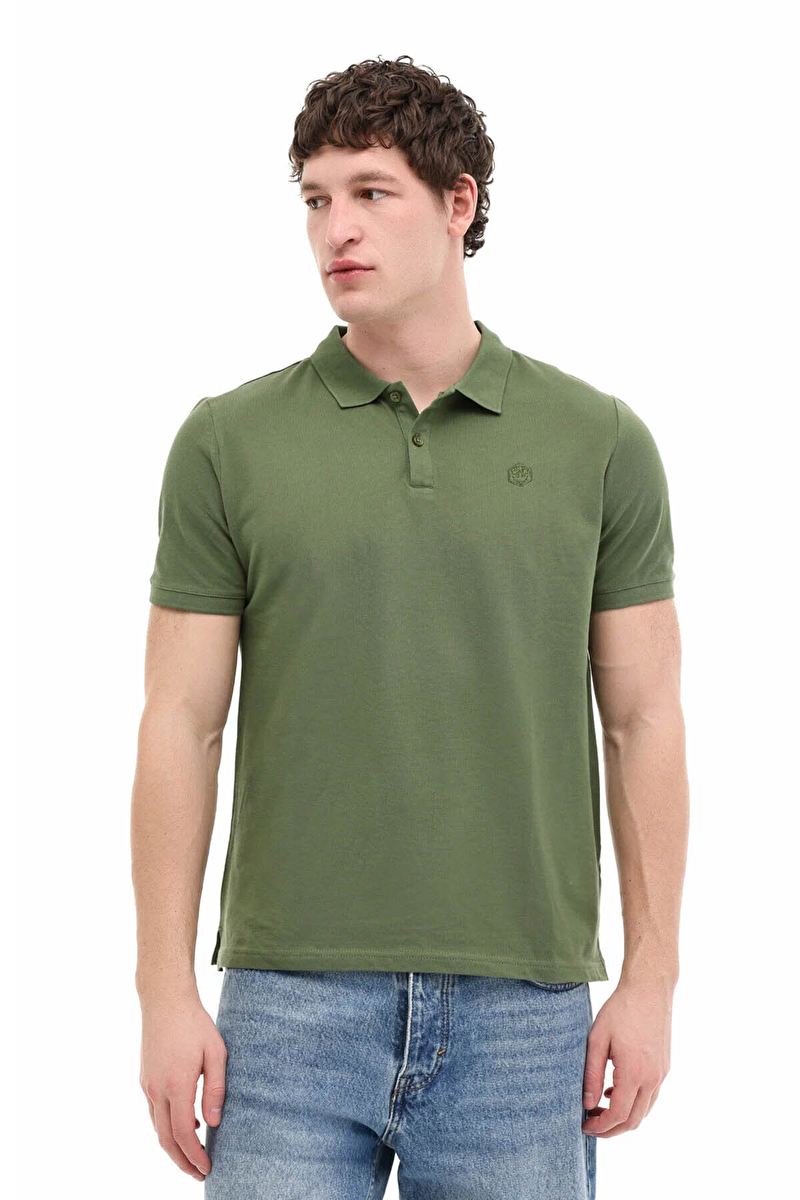 Lumberjack Erkek Polo Yaka Tişört BASIC CT953 POLO HAKI
