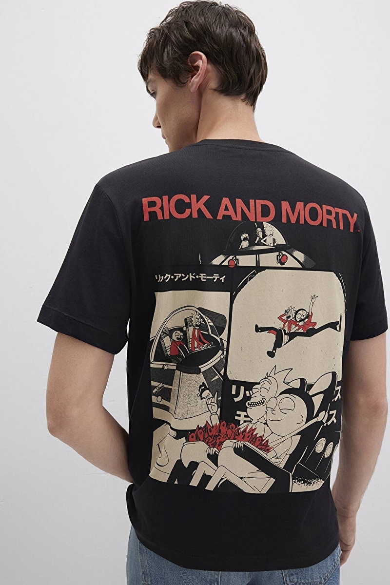 Mavi Rick And Morty Erkek Tişört M0612922-900