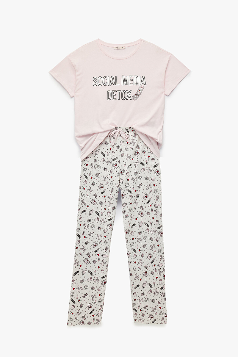 Koton Kadın Pijama Takımı 6WLK40145MK.BYZ