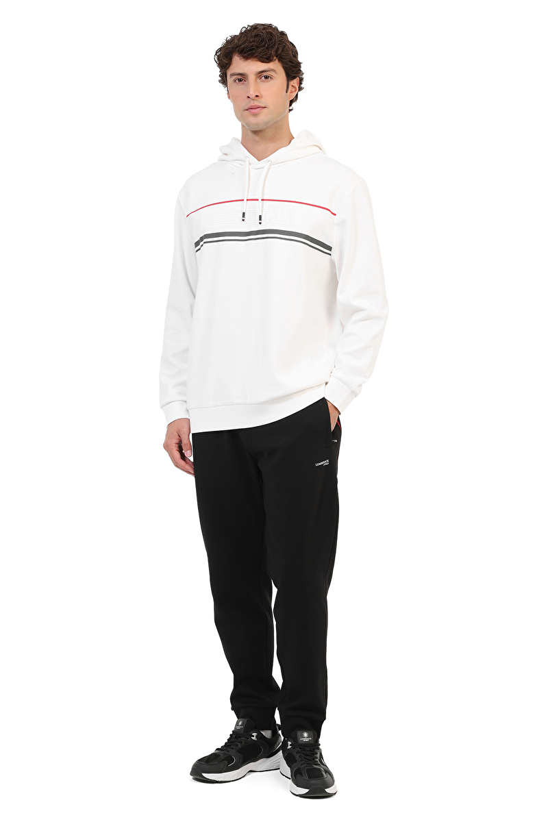 Lumberjack Erkek Sweatshirt FENRIC 17ITL1404 K.BEYAZ