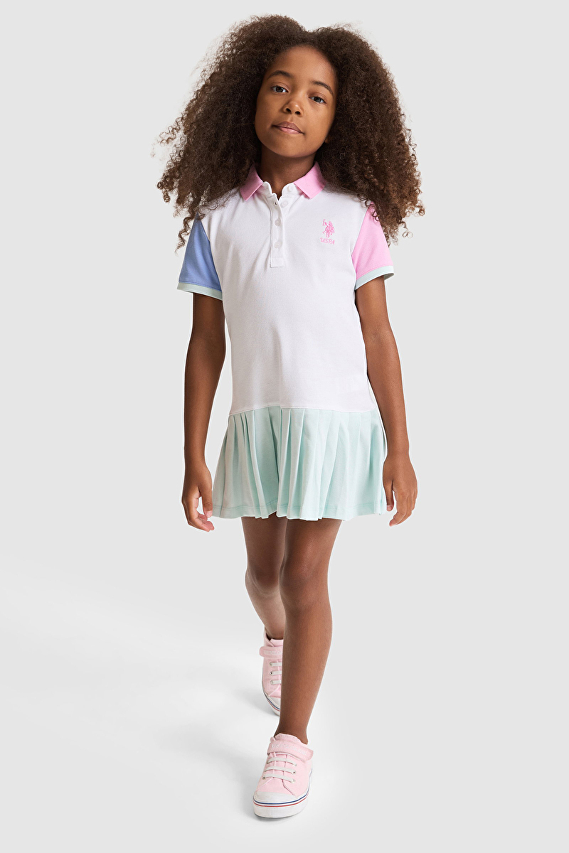 U.S Polo Assn. Kız Çocuk Elbise PU-9429VR083