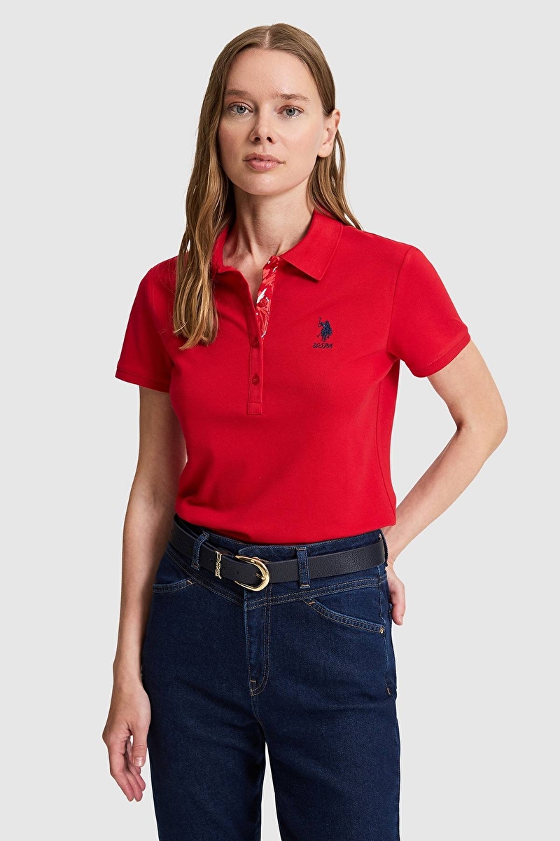 U.S. Polo Assn. Kadın Tişört 8814.VR030
