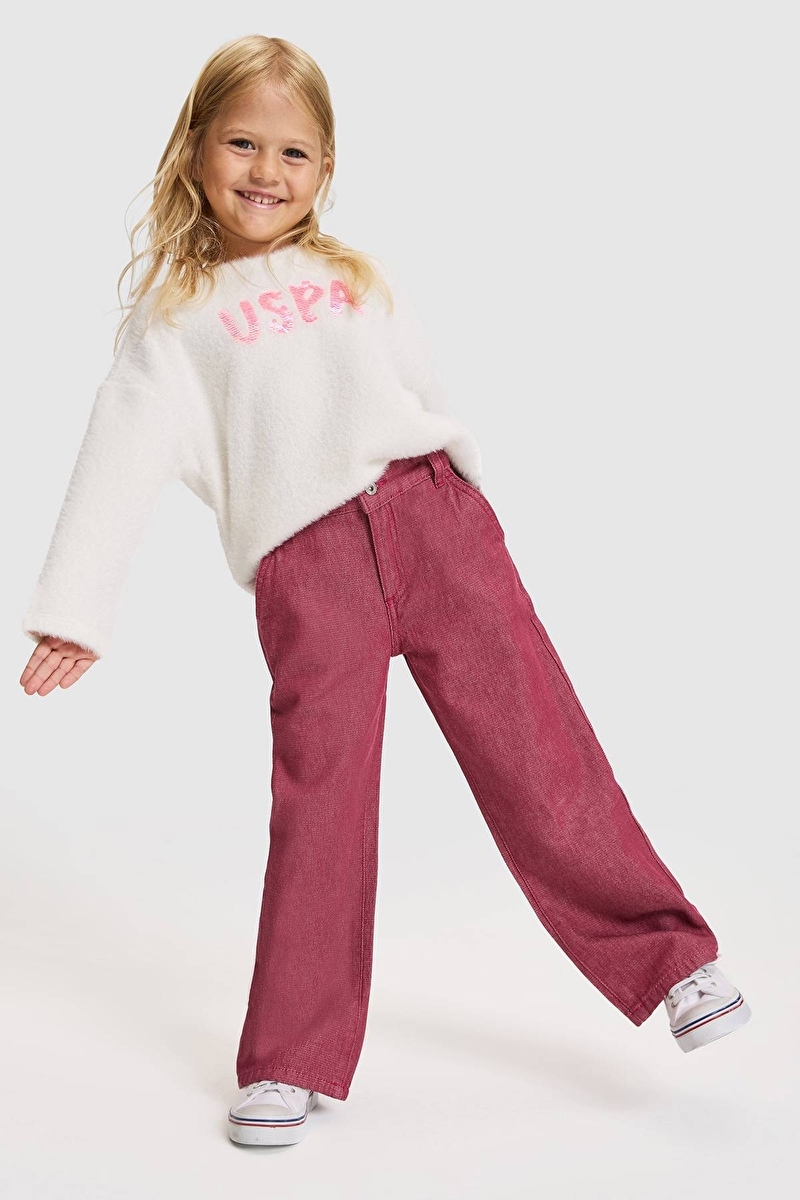 U.S. Polo Assn. Kız Çocuk Pantolon.K PU-14957.VR041