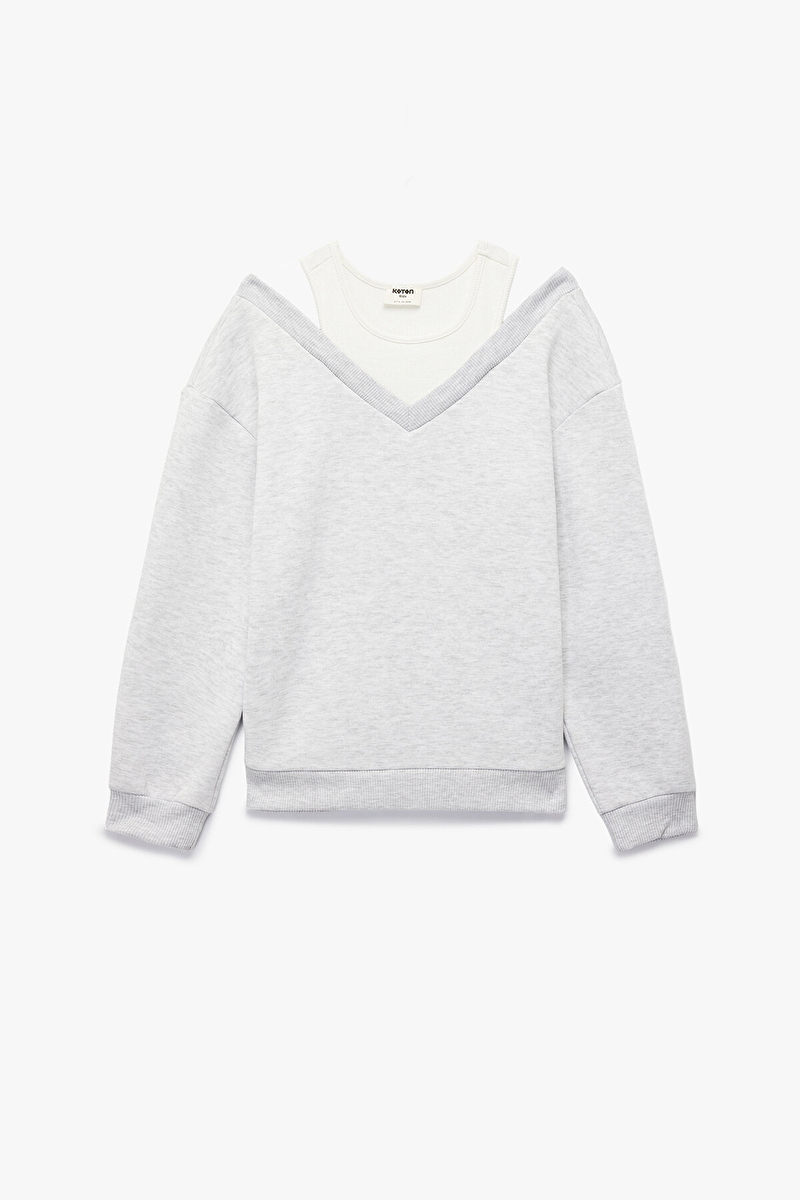 Koton Kız Çocuk Sweat 6SKG10220AK
