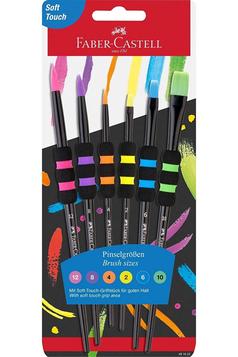 Faber Castell Soft Touch Fırça Seti 6'lı 18622