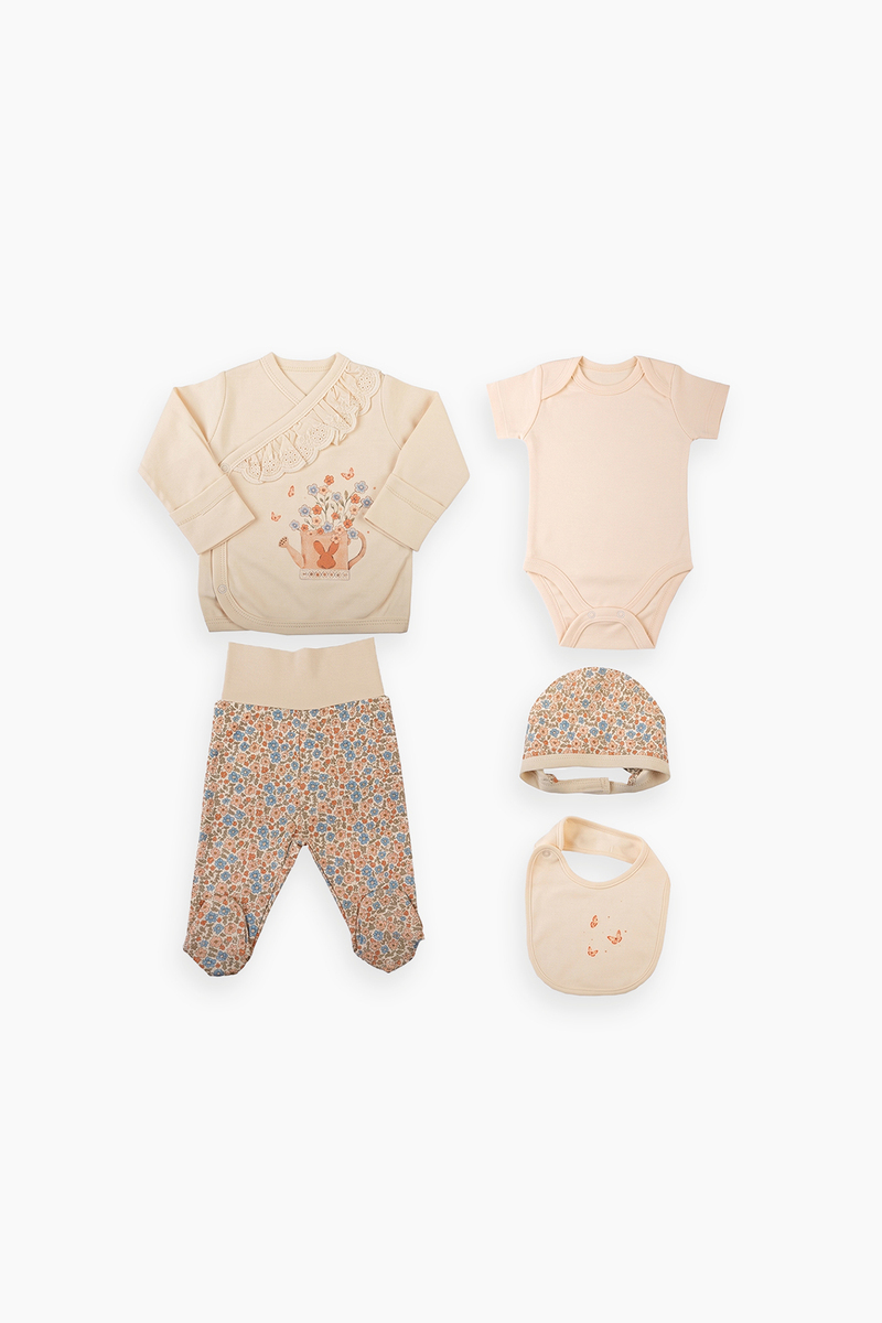 Kitikate Organik Secret Bunny 5'li Hastane Çıkış Seti S60996
