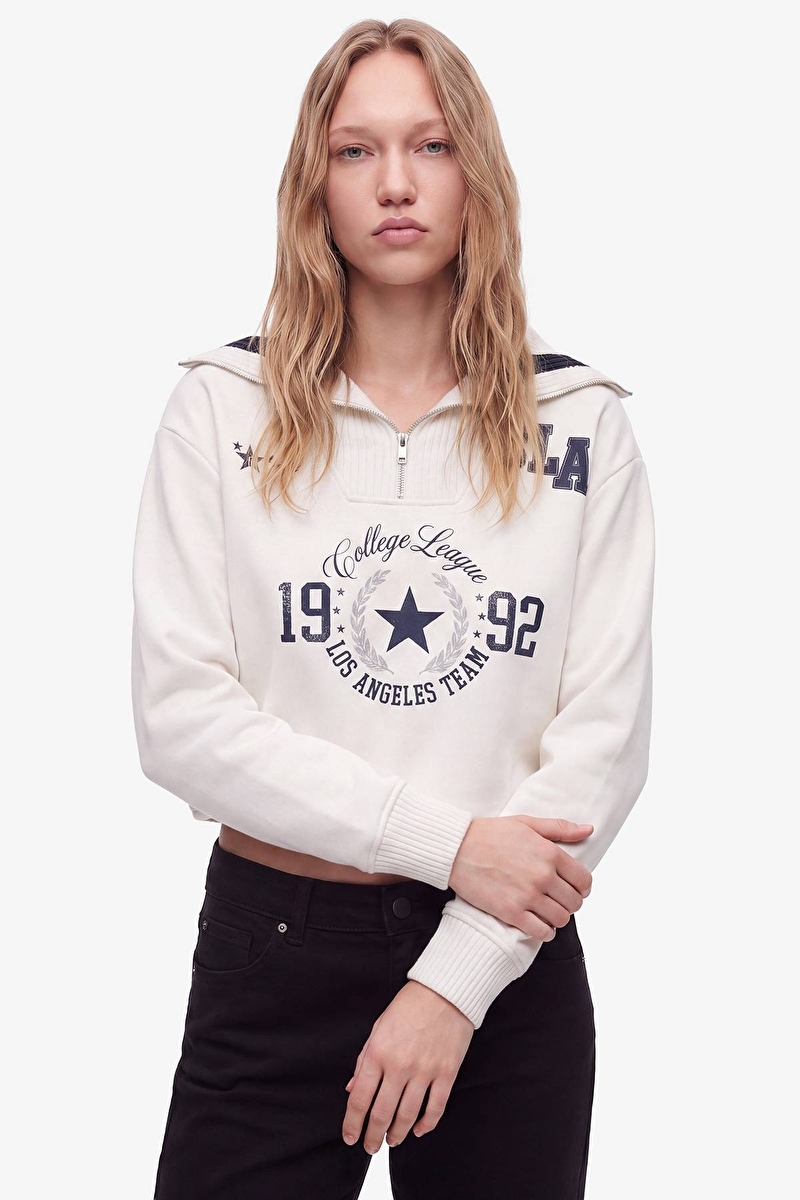 Koton Kadın Sweatshirt 7WAL10065IK