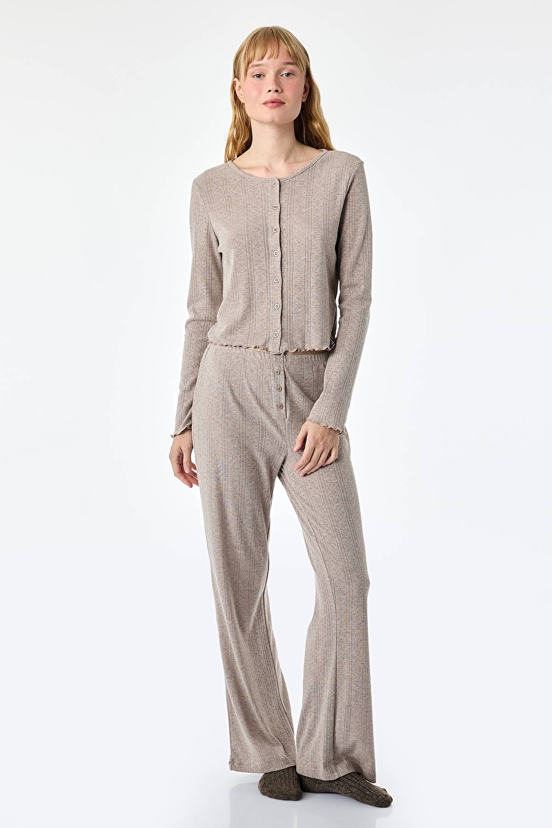 Koton Kadın Pijama Üstü 7WLK40060MK.VZN