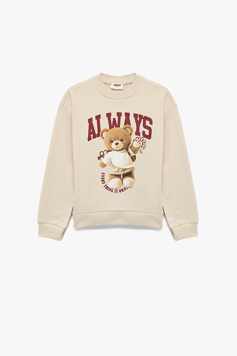 Koton Kız Çocuk Sweat 7WKG10036AK