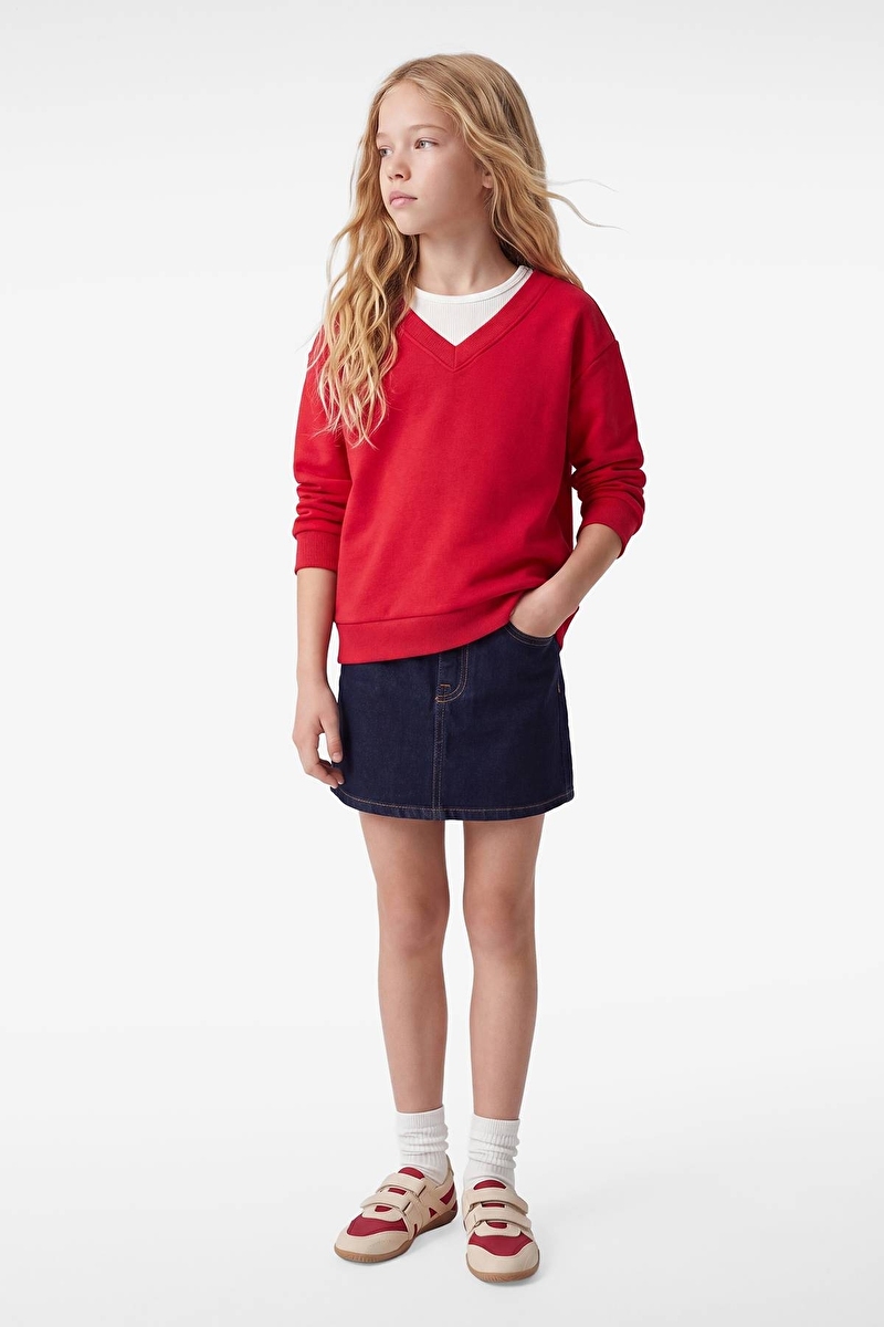 Koton Kız Çocuk Sweat 7WKG10051AK