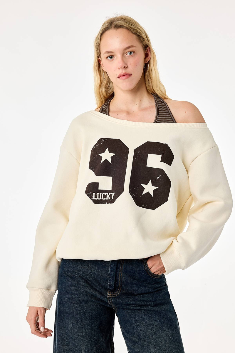 Koton Kadın Sweatshirt 7WAL10255IK