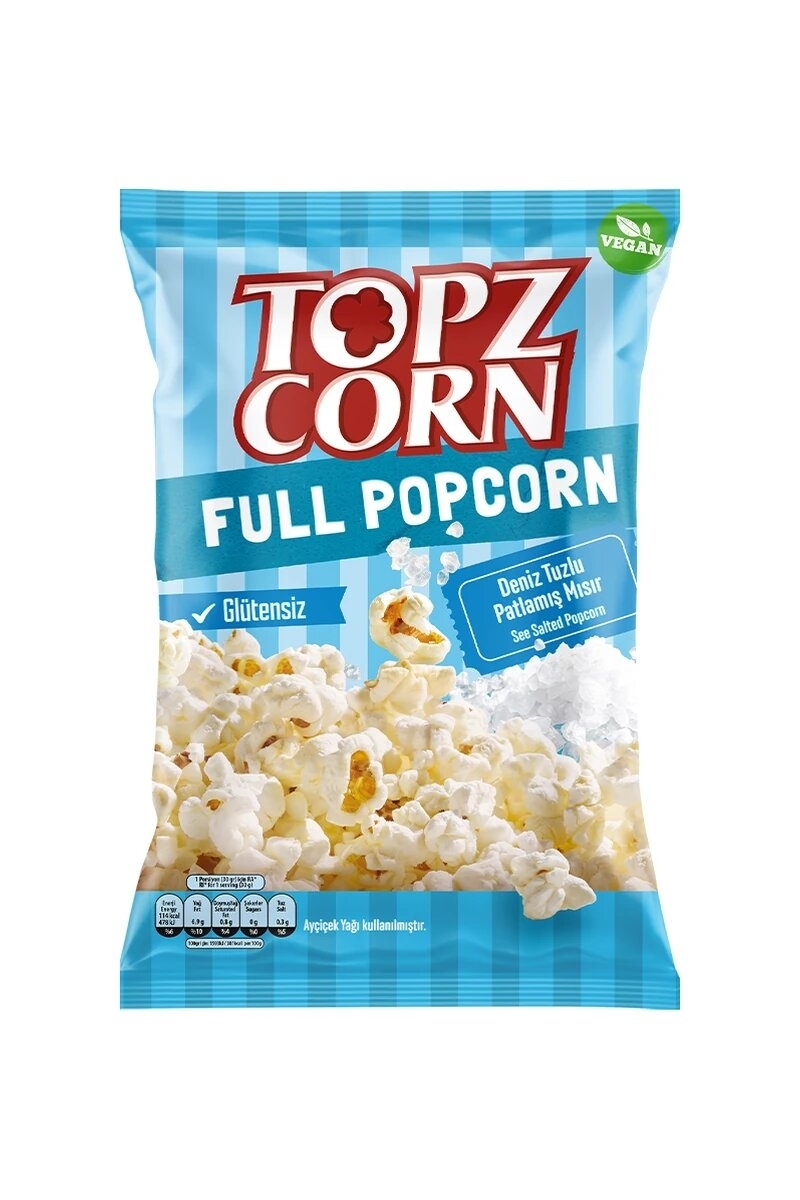 Topzcorn Deniz Tuzlu 105 g