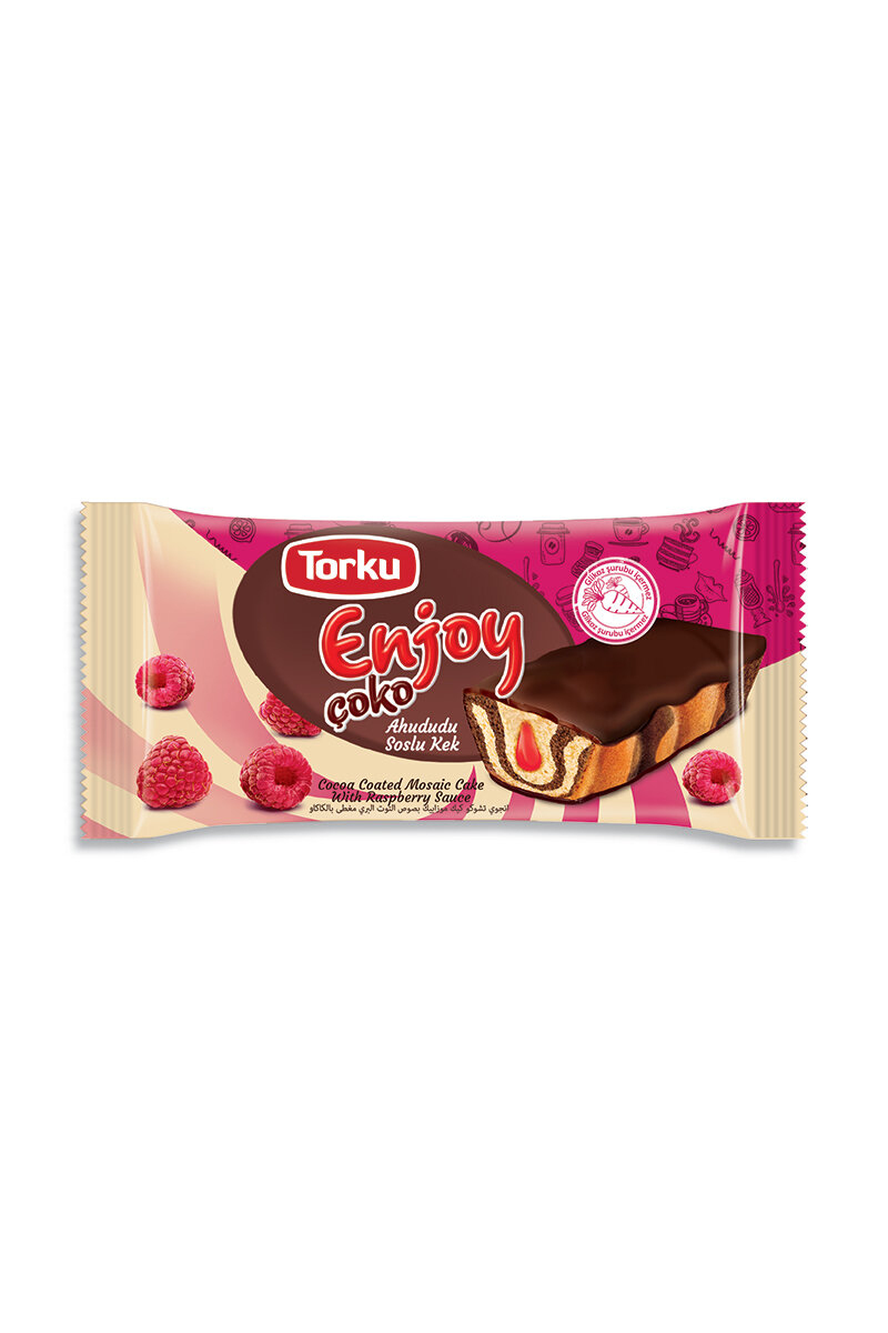 Torku Enjoy Çoko Ahududu Soslu Kek 55 G
