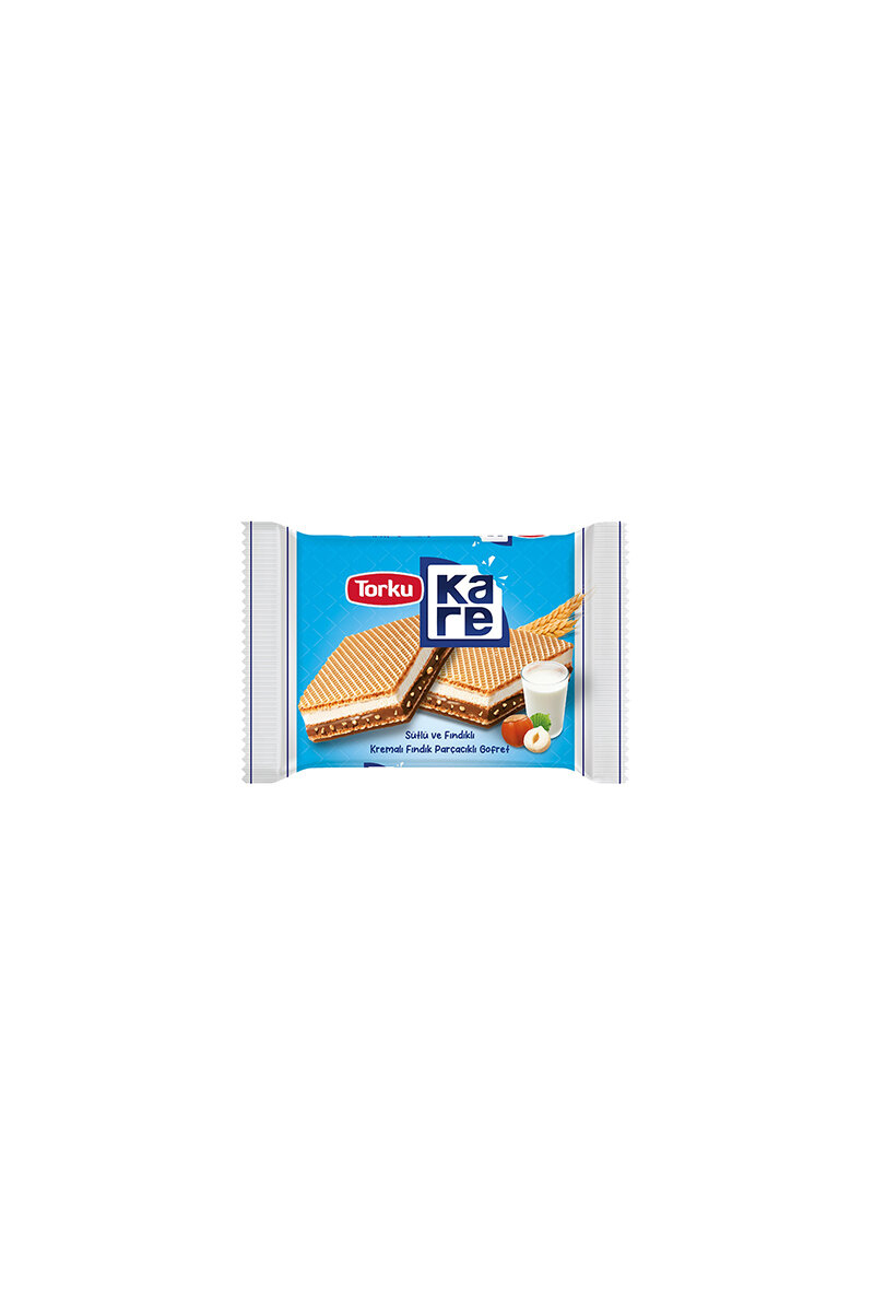 Torku Kare Fındık Kremalı Gofret 30 G