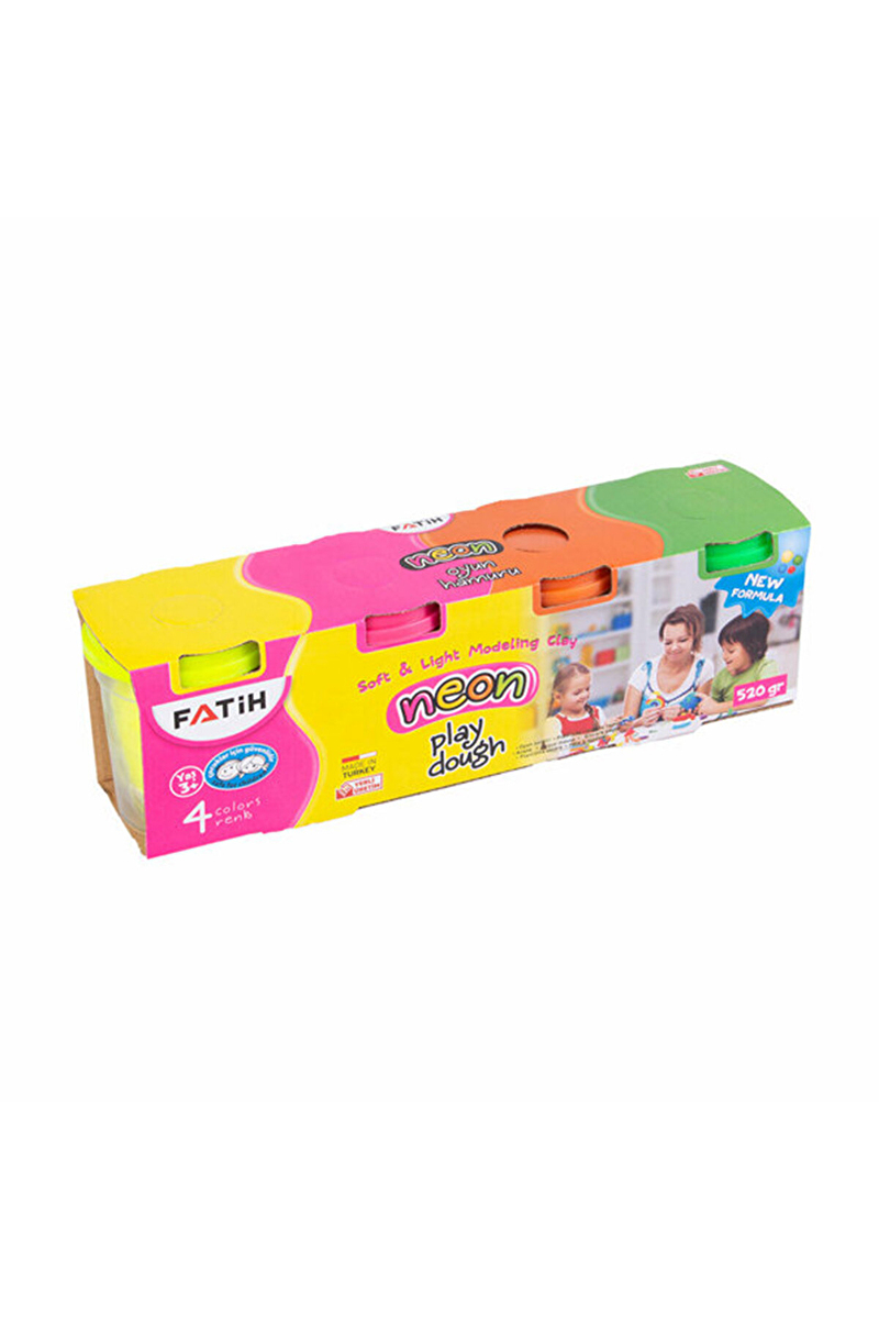 Oyun Hamuru Fatih Neon 4 Renk