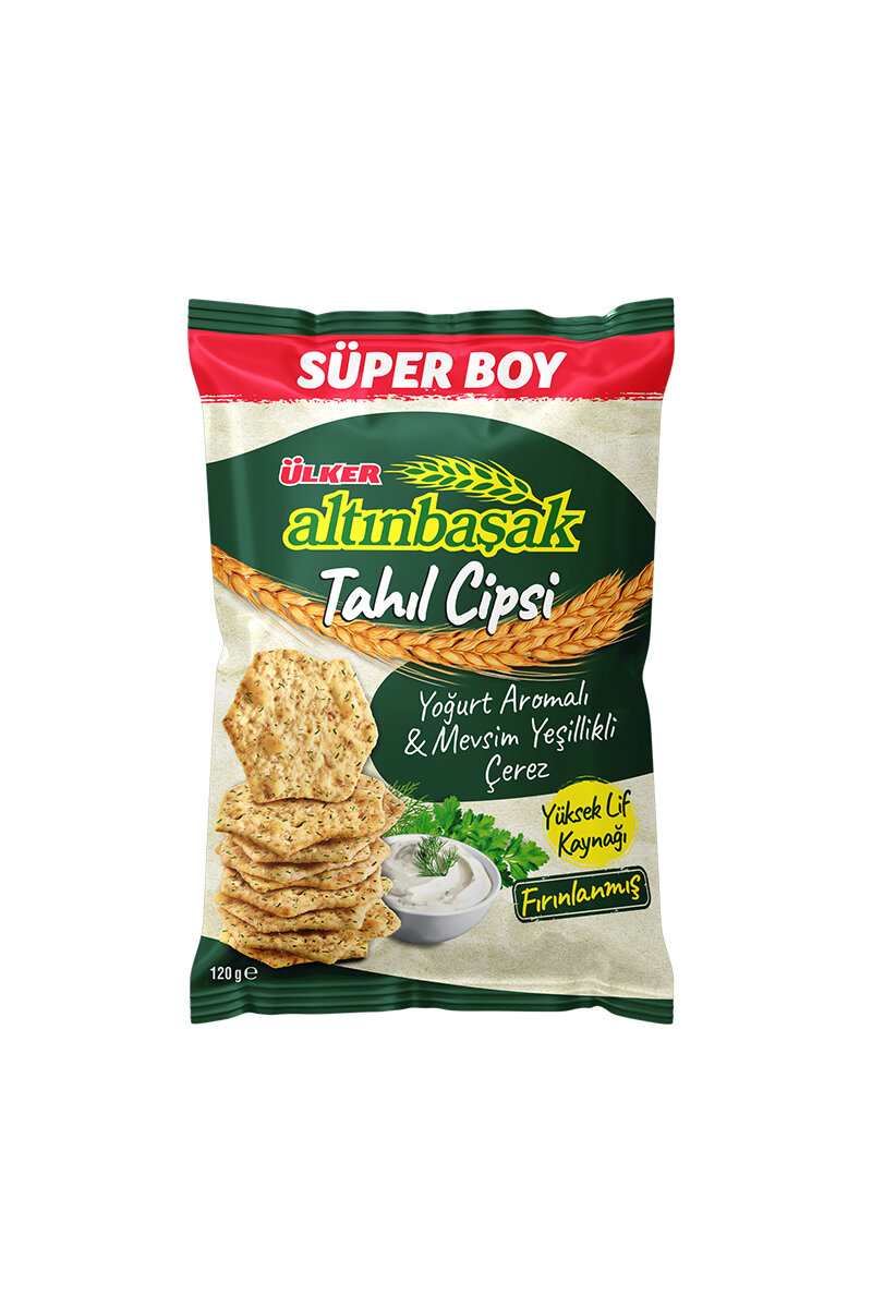 Ülker Altınbaşak Tahıl Cips Yoğurtlu 120 G