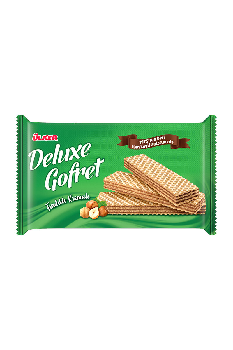 Ülker Deluxe Gofret Fındıklı 220 G
