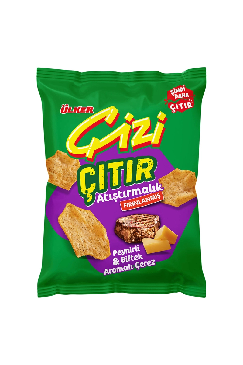 Ülker Çizi Çıtır Peynir & Biftek Parti Boy 160 g