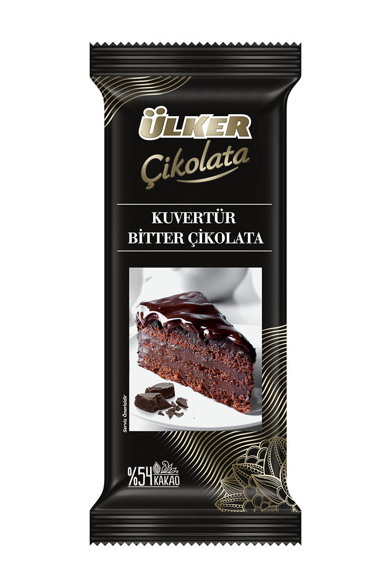 Ülker Kuvertür Bitter Çikolata 200 g
