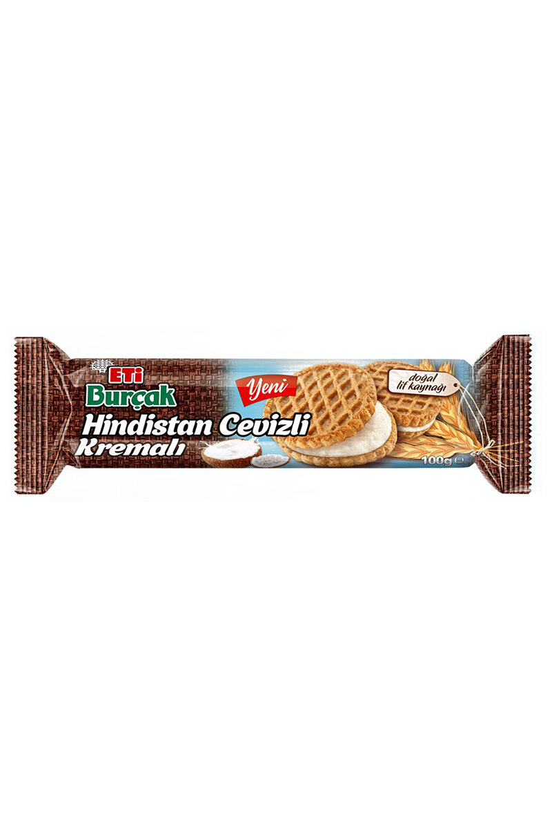 Eti Burçak Hindistan Cevizli Bisküvi 100 G
