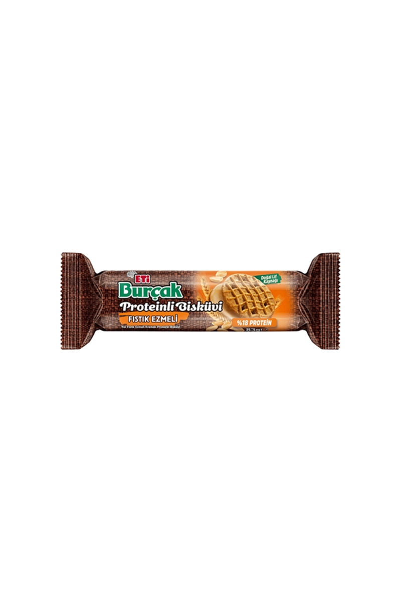 Eti Burçak Yer Fıstıklı Proteinli Bisküvi 83g