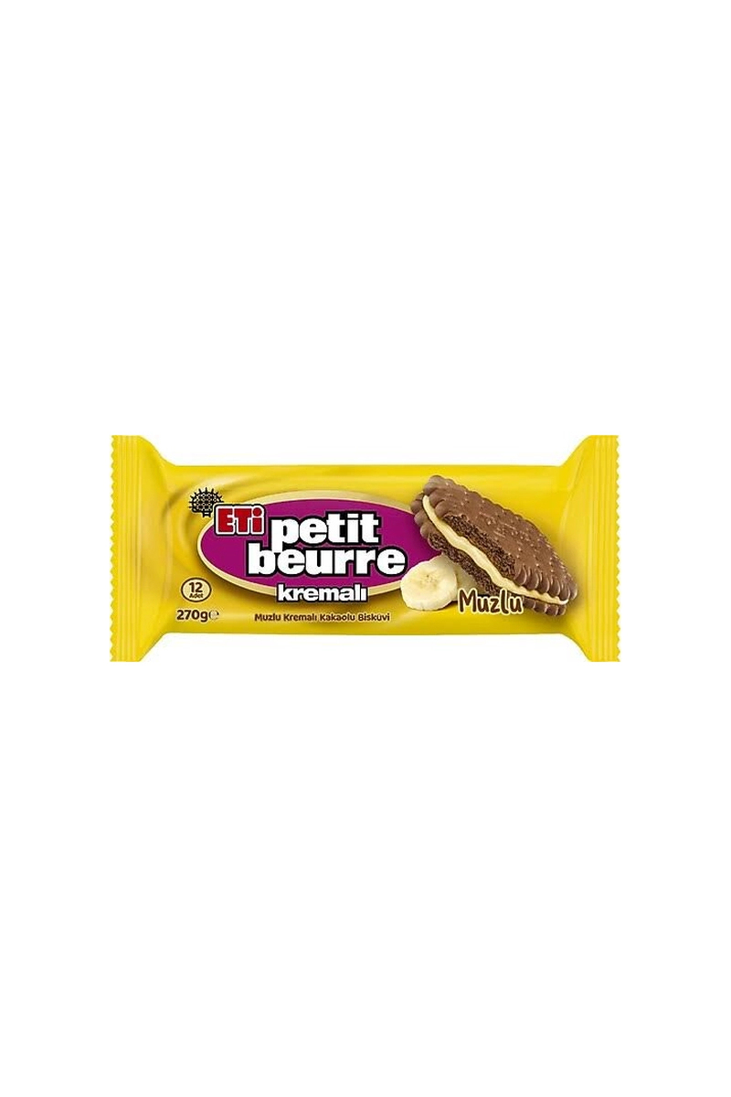 Eti Petit Beurre Muzlu Kremalı Bisküvi 270g