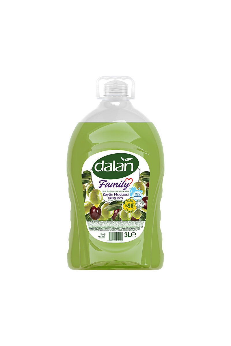 Dalan Sıvı Sabun Zeytin Mucizesi 3 L