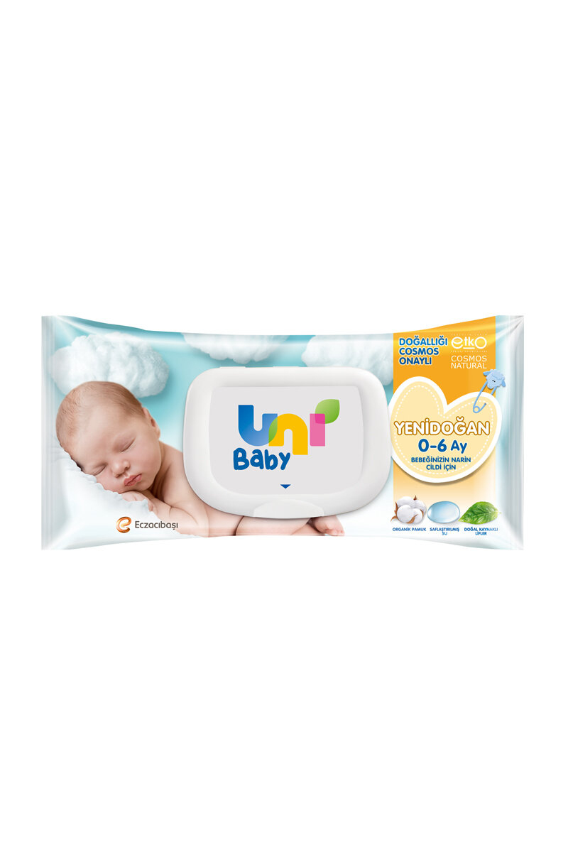 Uni Baby Islak Mendil Yenidoğan 40'lı