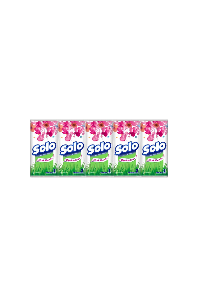 Solo Mendil 10'lu Çiçek Kokulu
