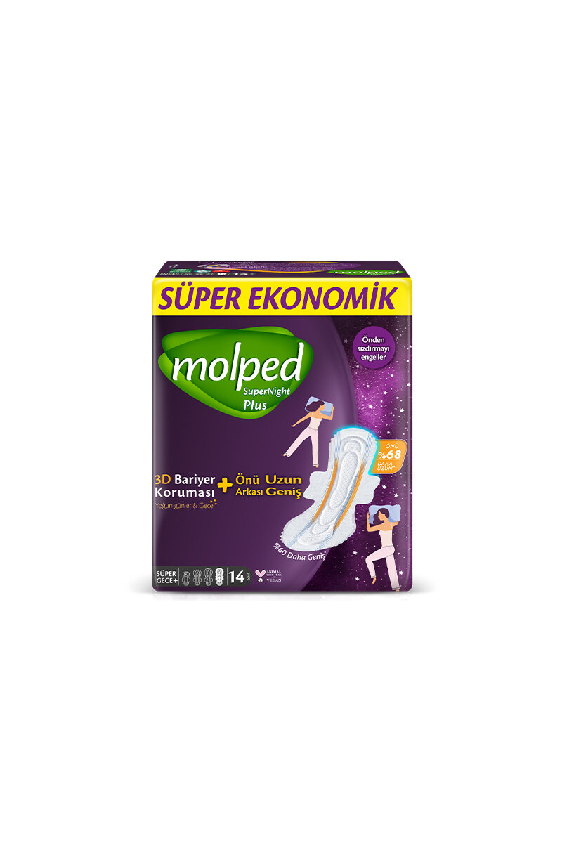 Molped Süpernight Süper Eko Süper Gece Plus 14'lü