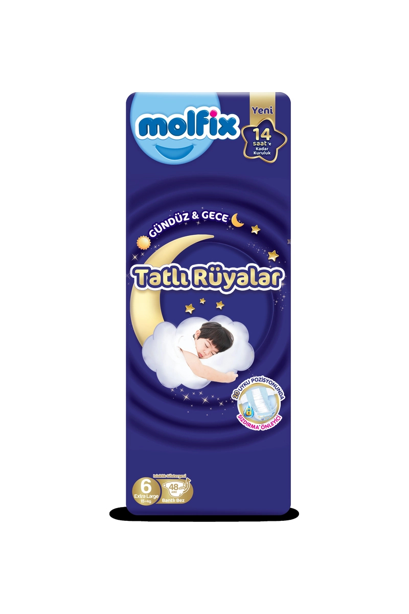 Molfix Sweet Dreams 6 Beden, 48 Adet Çocuk Bezi