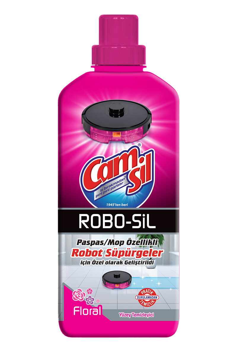 Camsil Robo-Sil Robot Süpürge Yüzey Temizleyicisi Floral 900 ml