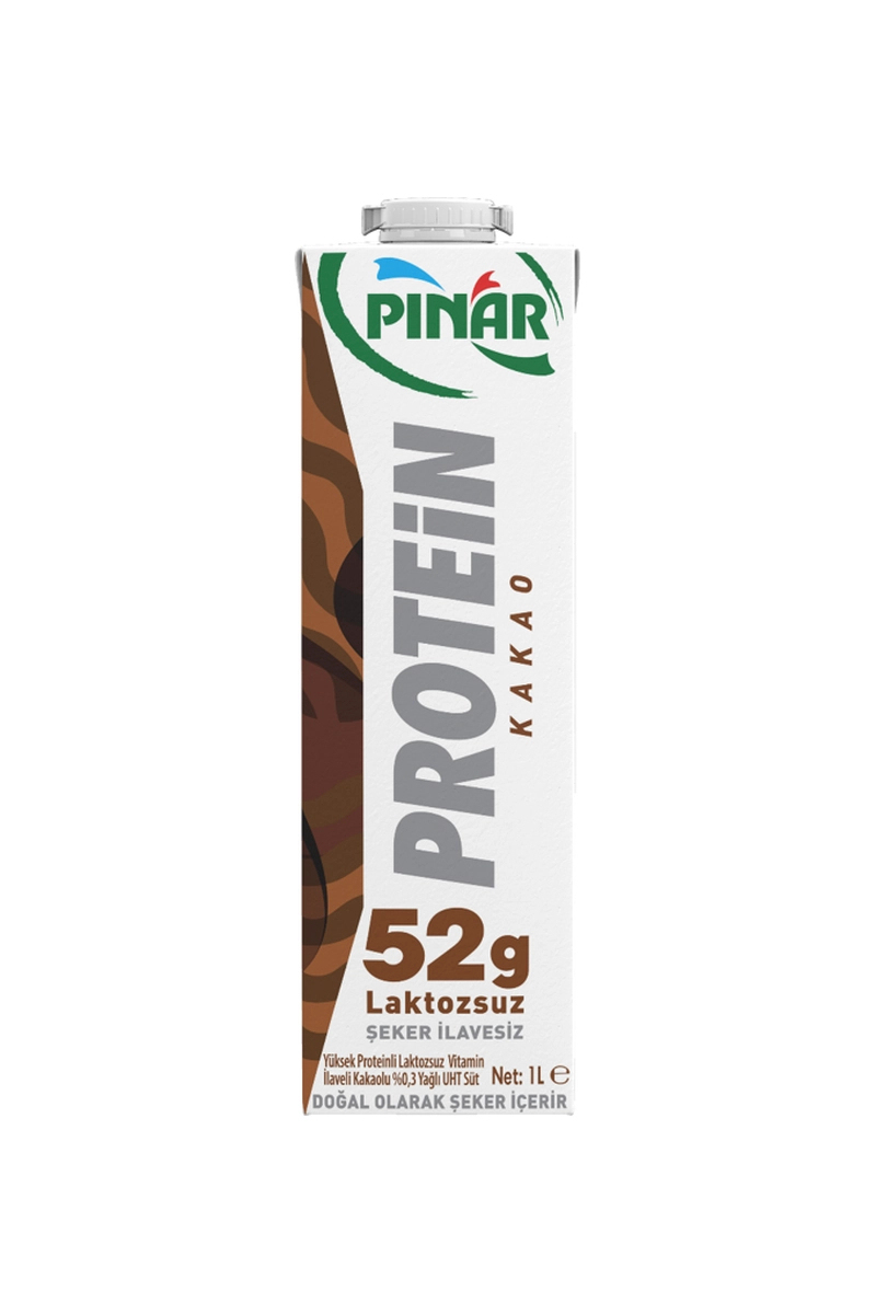Pınar Laktozsuz Kakaolu Protein Süt 1 L