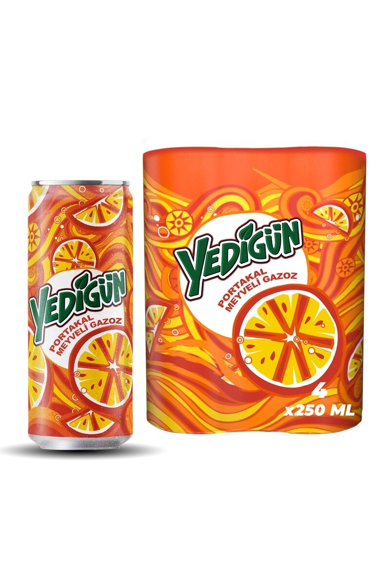 Yedigün Portakal 4X250 ml
