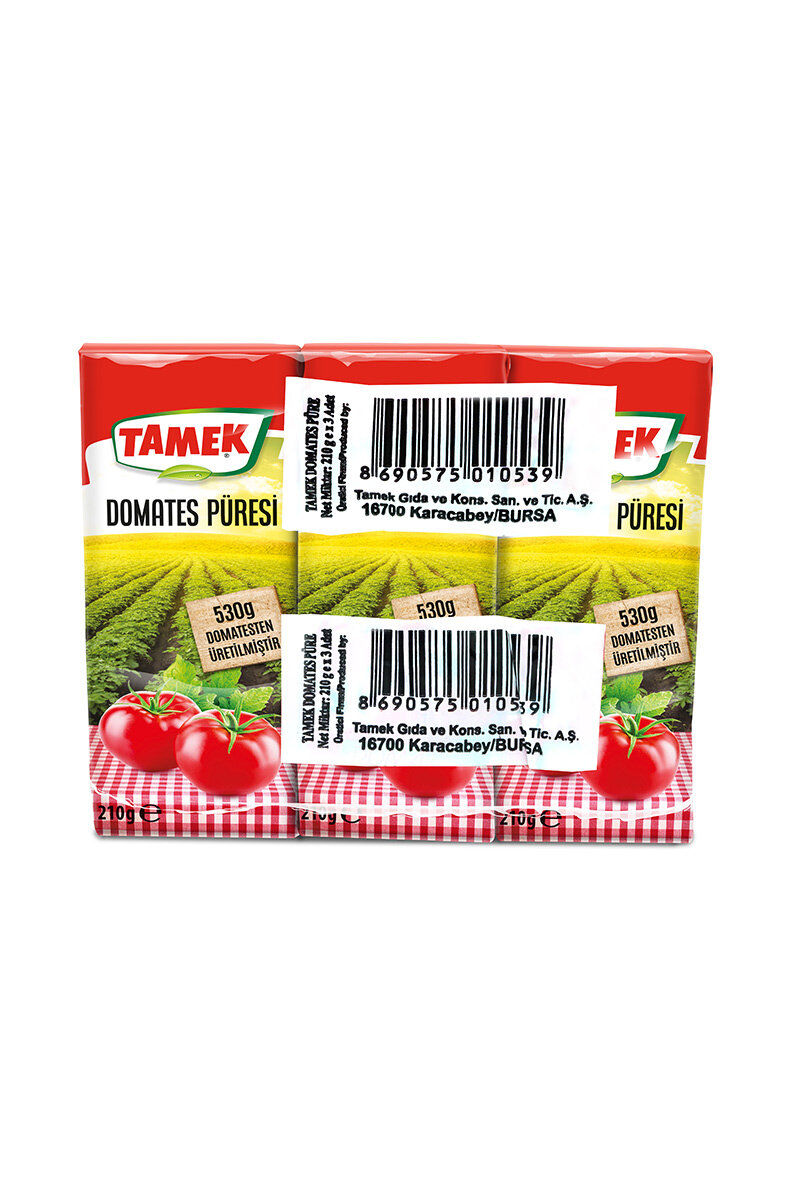 Tamek Domates Püresi 3 X 210 g