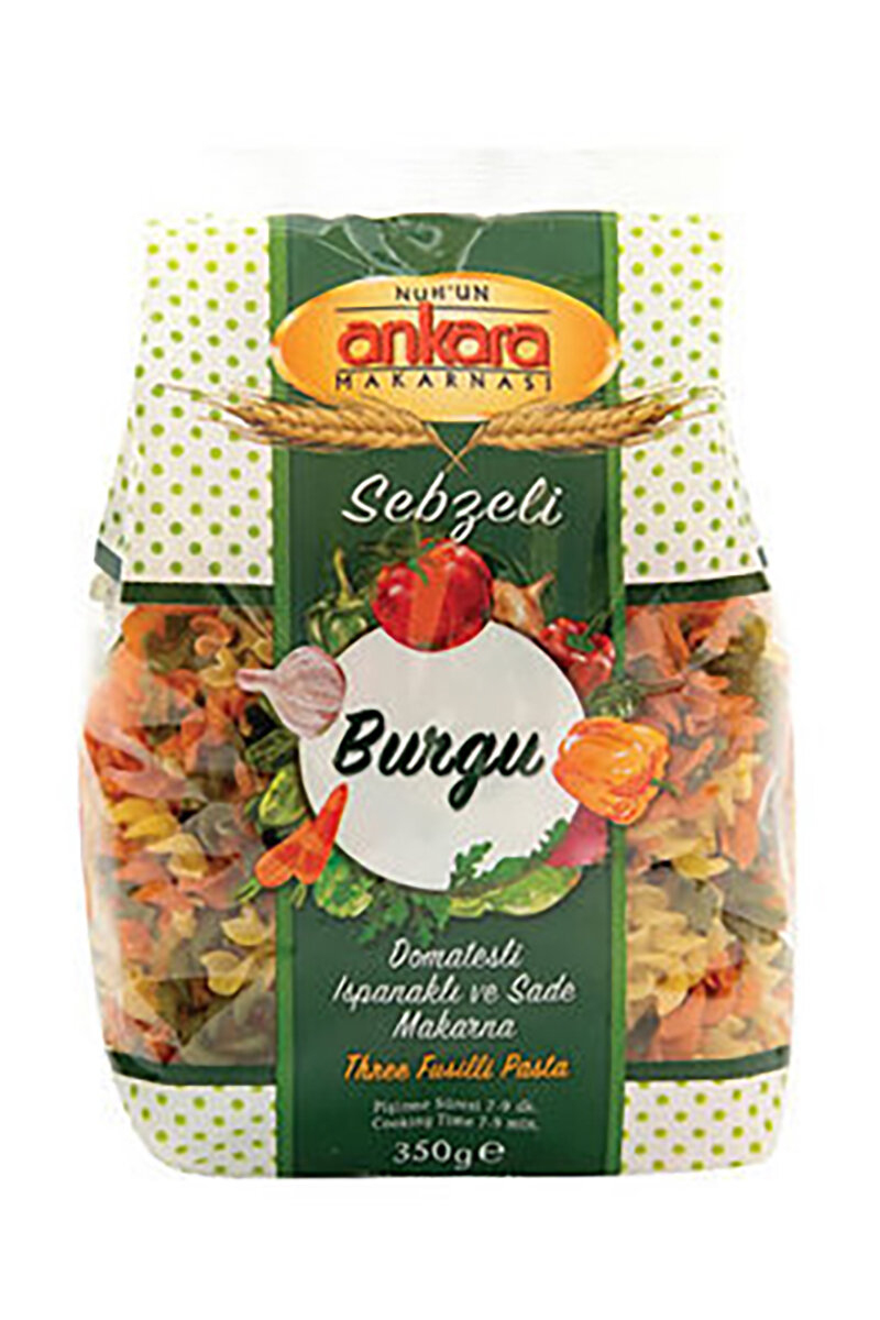 Nuh'un Ankara Sebzeli Burgu Makarna 500 g