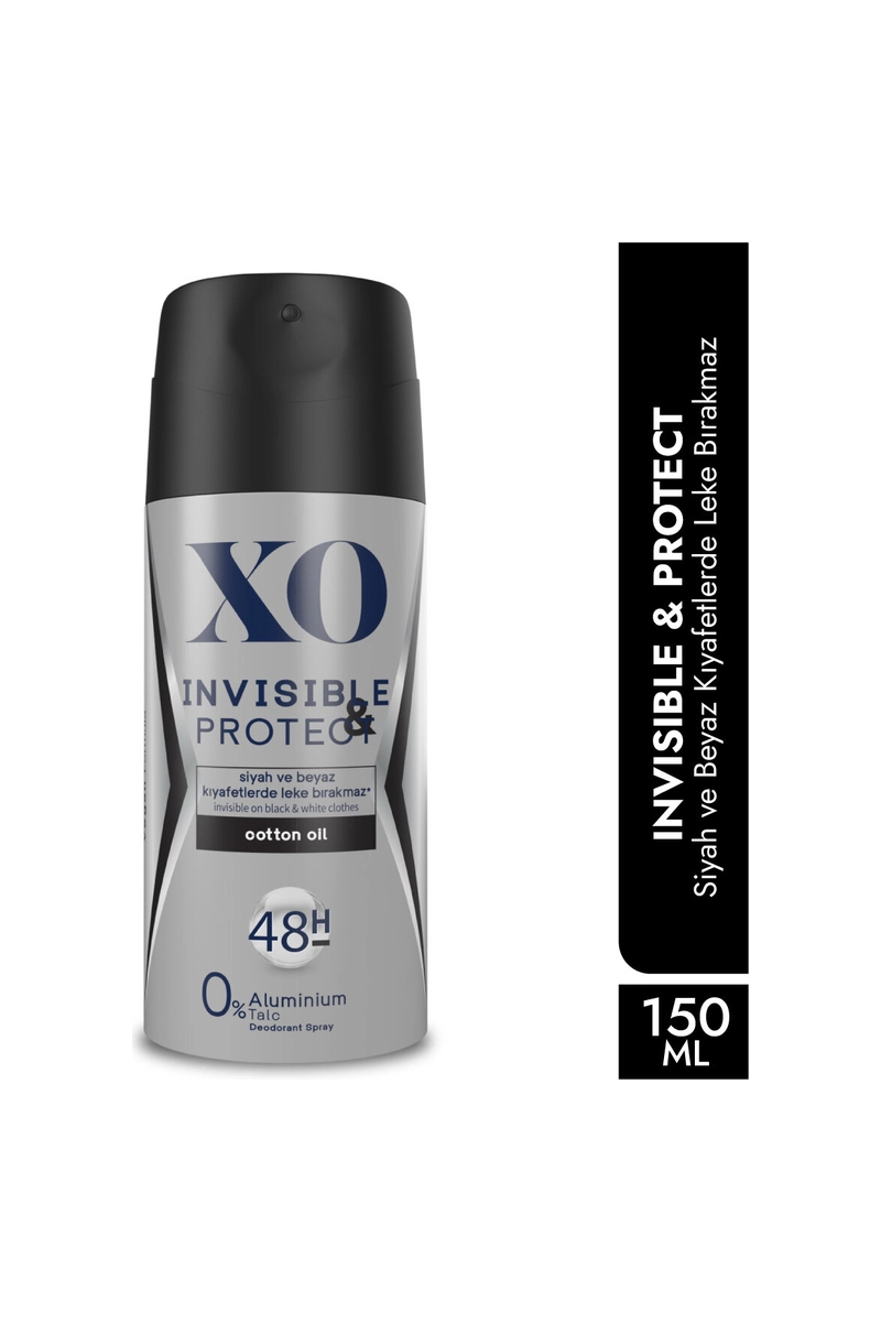Xo Deodorant Erkek 150ml Invisible Protect