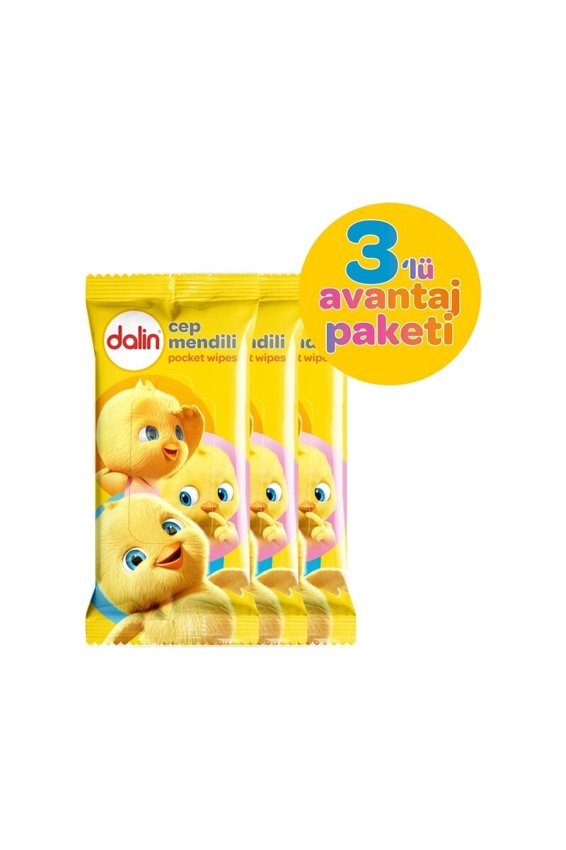 Dalin Cep Mendili 3x15'li