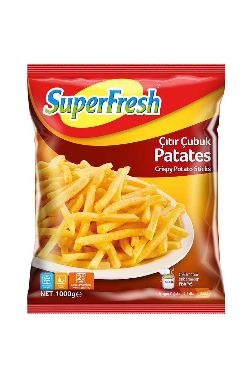 Superfresh Çıtır Patates 1000 G